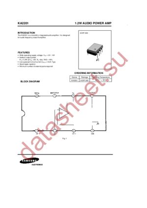 KA2201 datasheet  