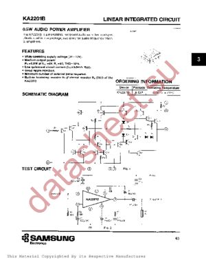 KA2201B datasheet  