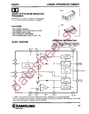 KA2271 datasheet  