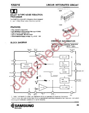 KA22712 datasheet  