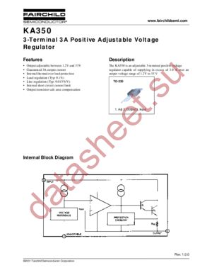 KA350 datasheet  