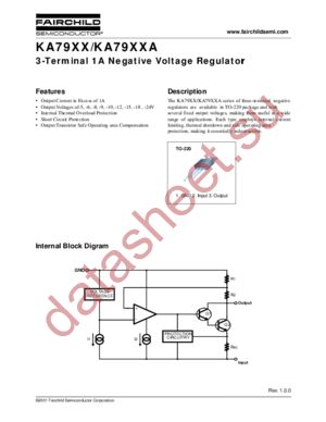 KA7905A datasheet  