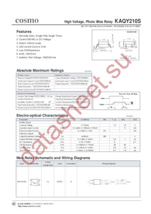 KAQY210S datasheet  