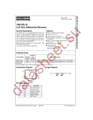 100LVEL16M8 datasheet  