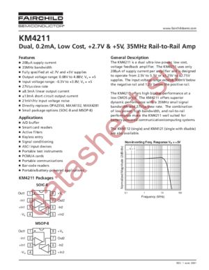 KM4211IM8TR3 datasheet  