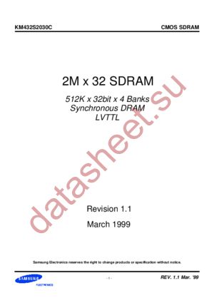 KM432S2030C datasheet  