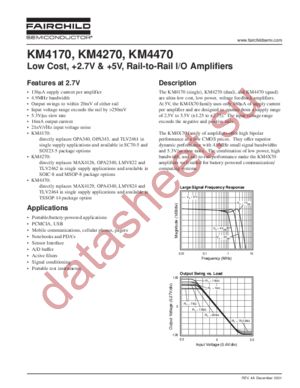KM4470 datasheet  