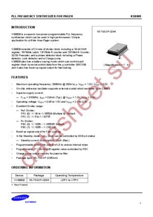 KS8809 datasheet  