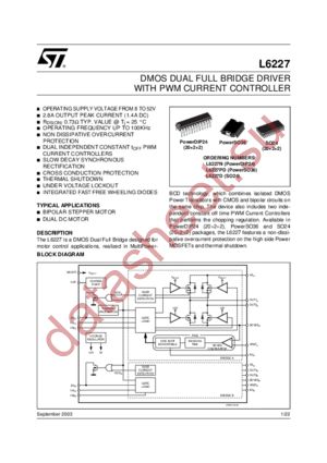 L6227N datasheet  