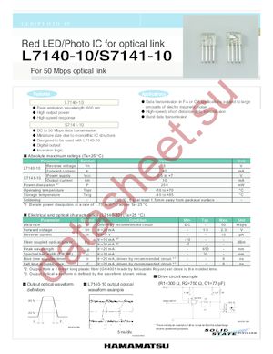 L7140-10 datasheet  