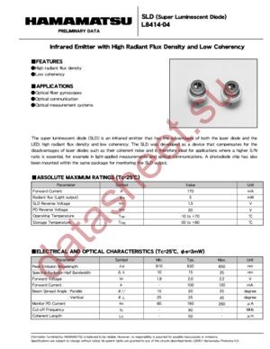 L8414-04 datasheet  