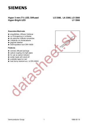 LY3366-PS datasheet  