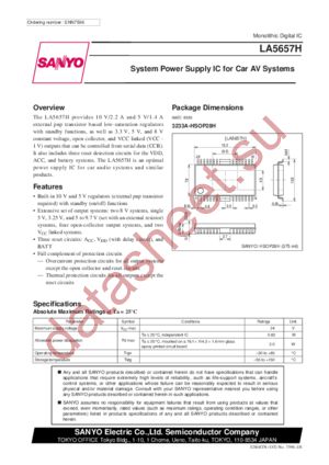 LA5657H datasheet  