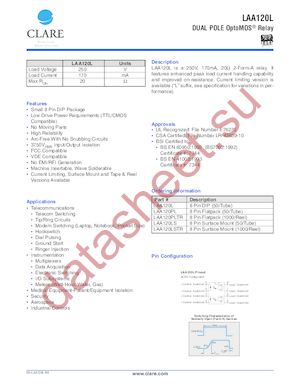 LAA120LSTR datasheet  