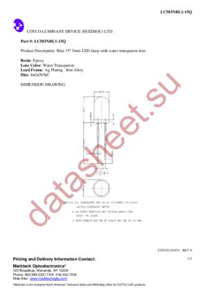 LC503NBL1-15Q datasheet  