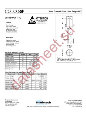 LC503PPG1-15Q datasheet  