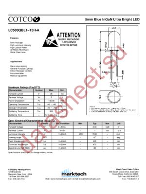 LC503QBL1-15H-A datasheet  