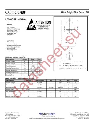 LC503QSB1-15G-A datasheet  