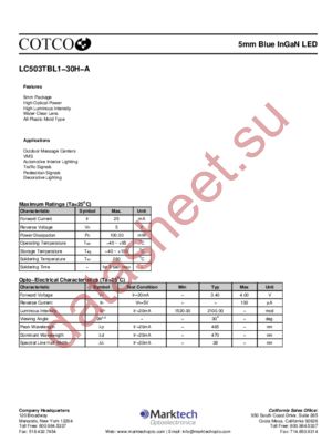 LC503TBL1-30H-A datasheet  
