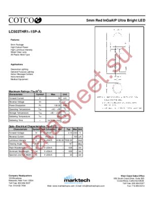 LC503THR1-15P-A datasheet  
