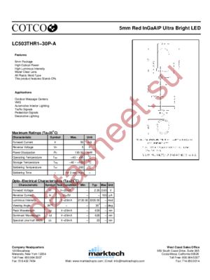 LC503THR1-30P-A datasheet  