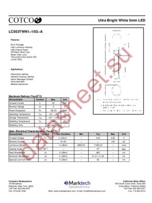 LC503TWN1-15G-A datasheet  