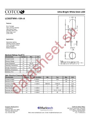 LC503TWN1-15H-A datasheet  