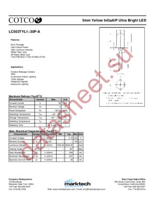 LC503TYL1-30P-A datasheet  