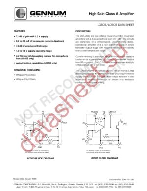 LC505 datasheet  