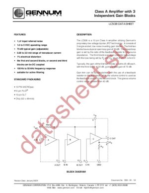 LC508 datasheet  