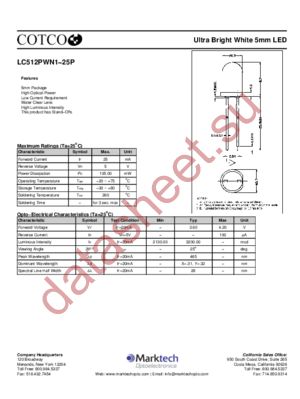 LC512PWN1-25P datasheet  