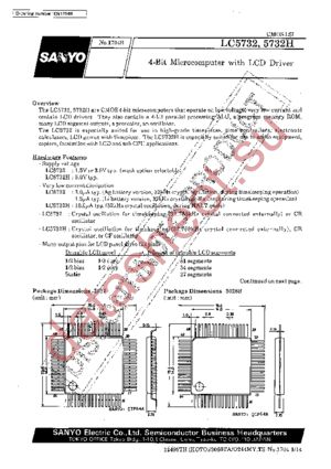 LC5732 datasheet  