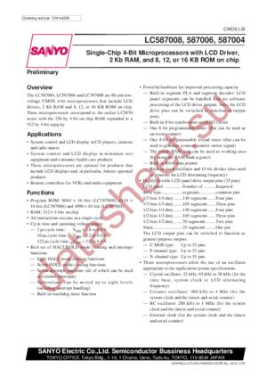 LC587008 datasheet  