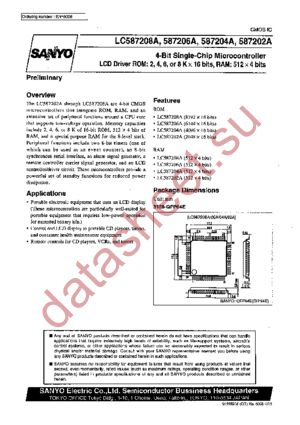 LC587202A datasheet  