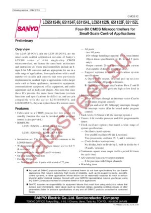 LC651154N datasheet  