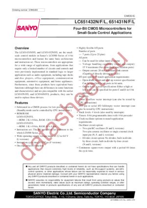 LC651432F datasheet  