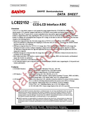 LC822152 datasheet  