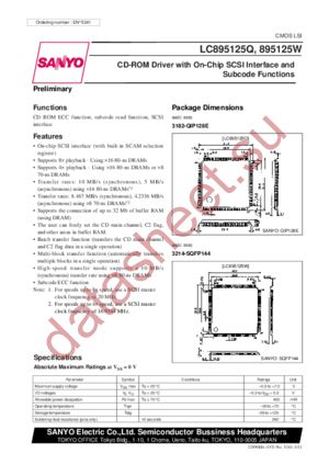 LC895125W datasheet  