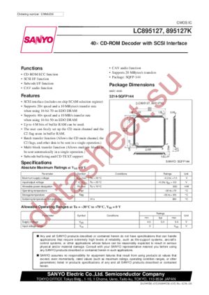 LC895127 datasheet  