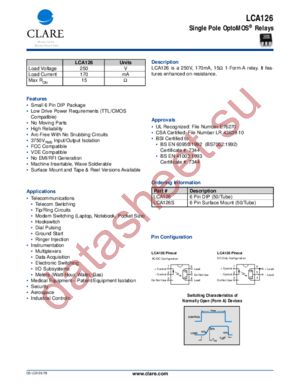 LCA126 datasheet  