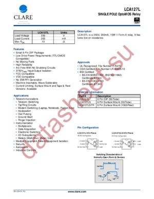 LCA127LS datasheet  