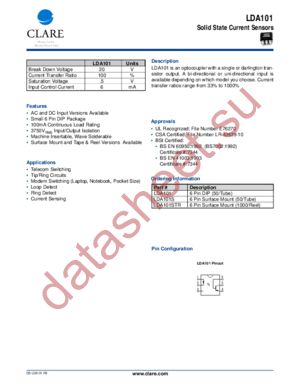 LDA101STR datasheet  