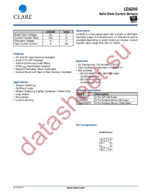 LDA200STR datasheet  