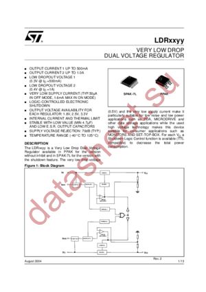 LDR1825 datasheet  