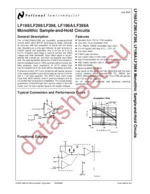 LF398AN datasheet  