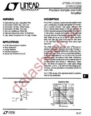 LF398N8 datasheet  