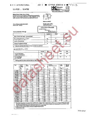 LL4734 datasheet  