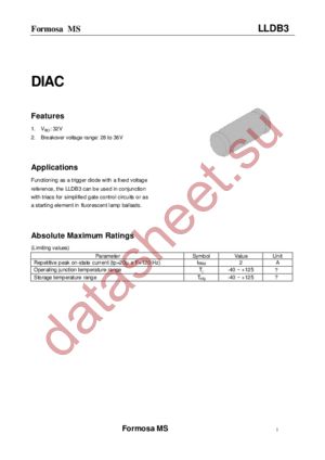 LLDB3 datasheet  