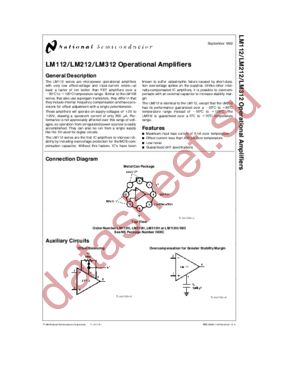 LM112 datasheet  