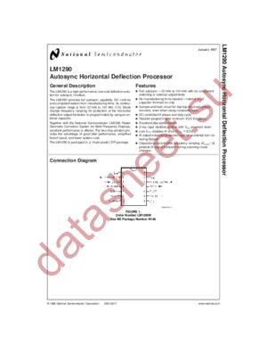 LM1290 datasheet  